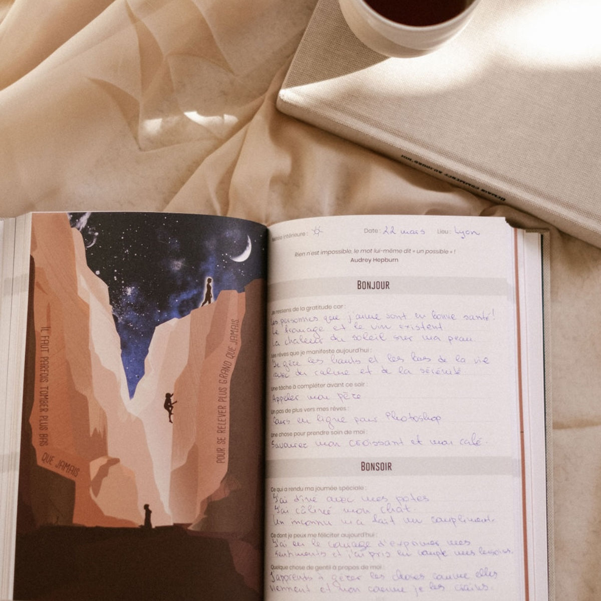 Guided well-being journal