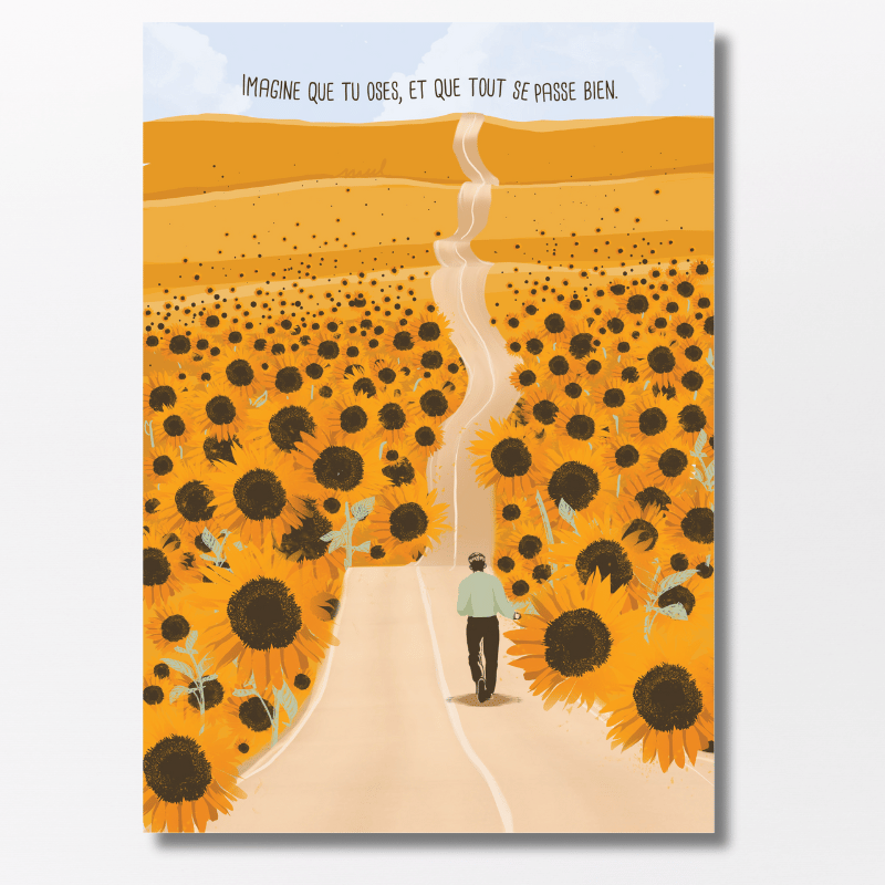 A5 Poster "Every ending is a new beginning"