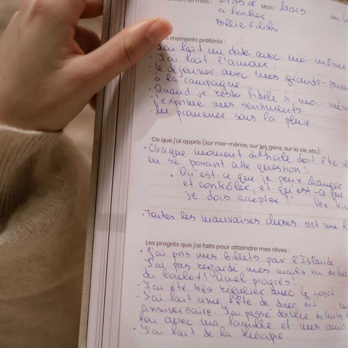 Carnet guidé bien-être