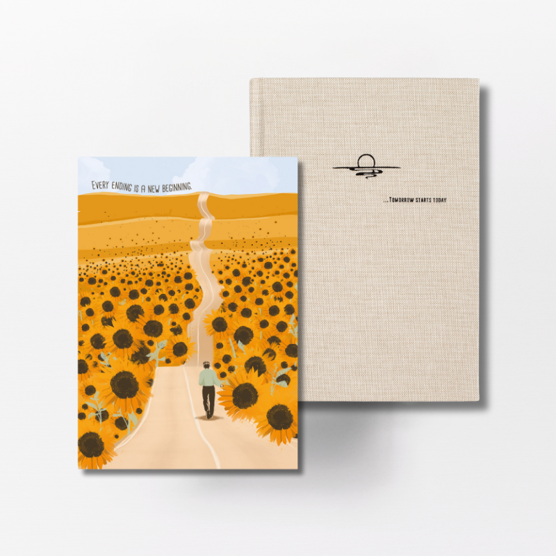 "The Optimistic" bundle - 1 journal + 1 poster