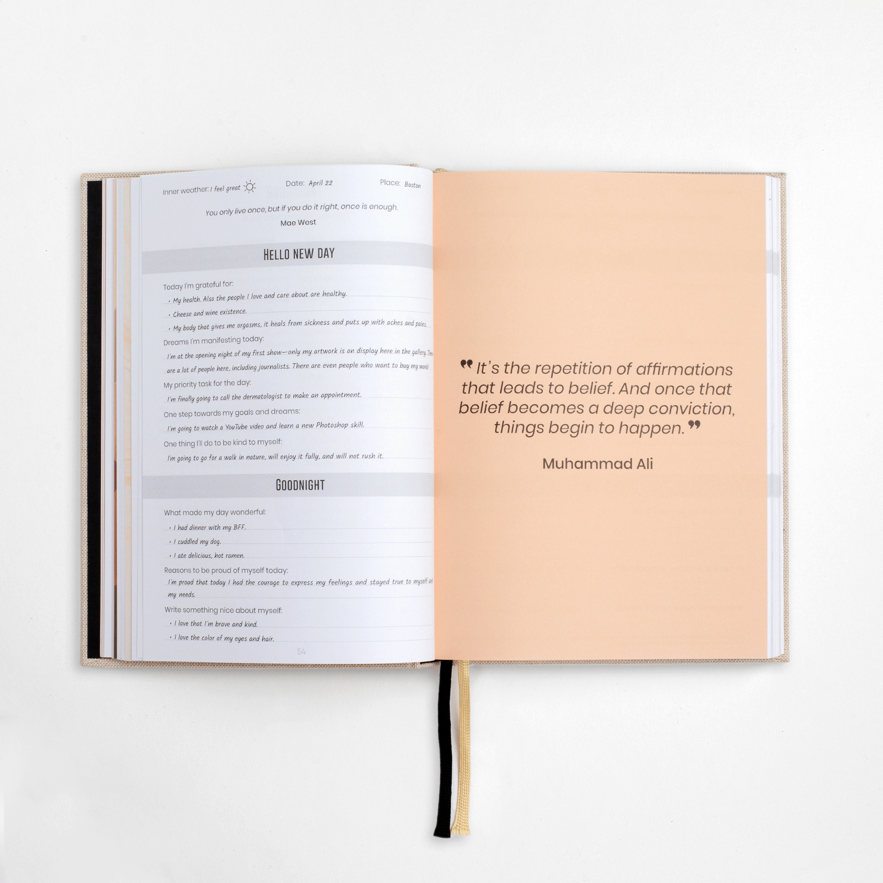 "The Optimistic" bundle - 1 journal + 1 poster