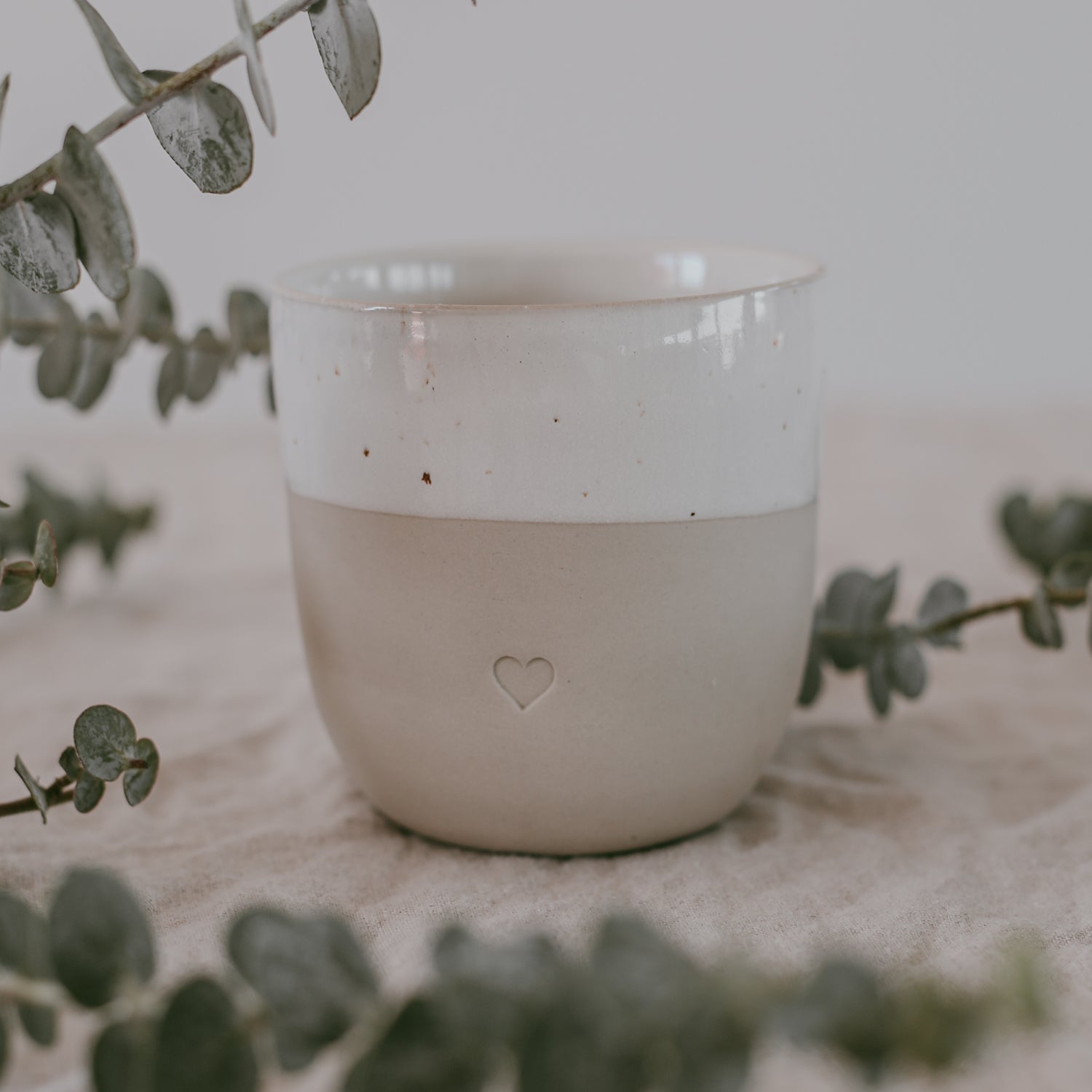 Tasse en céramique "Petit Grand Cœur"